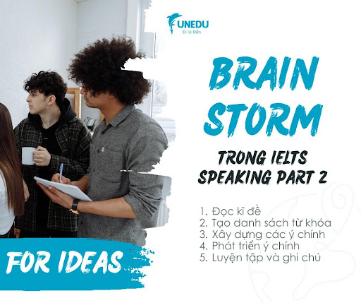 Cách brainstorm ý tưởng trong IELTS SPEAKING PART 2